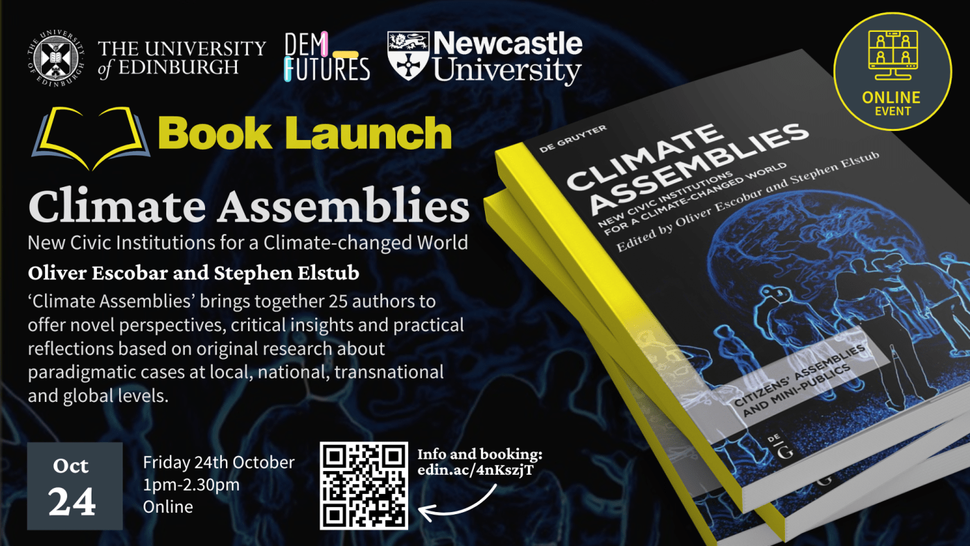 Climate Assemblies Online Book Launch
