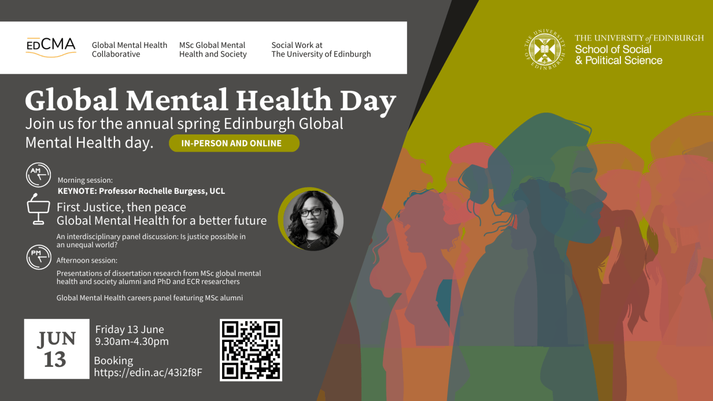 Global Mental Health Day June 2025 | School of Social and Political Science