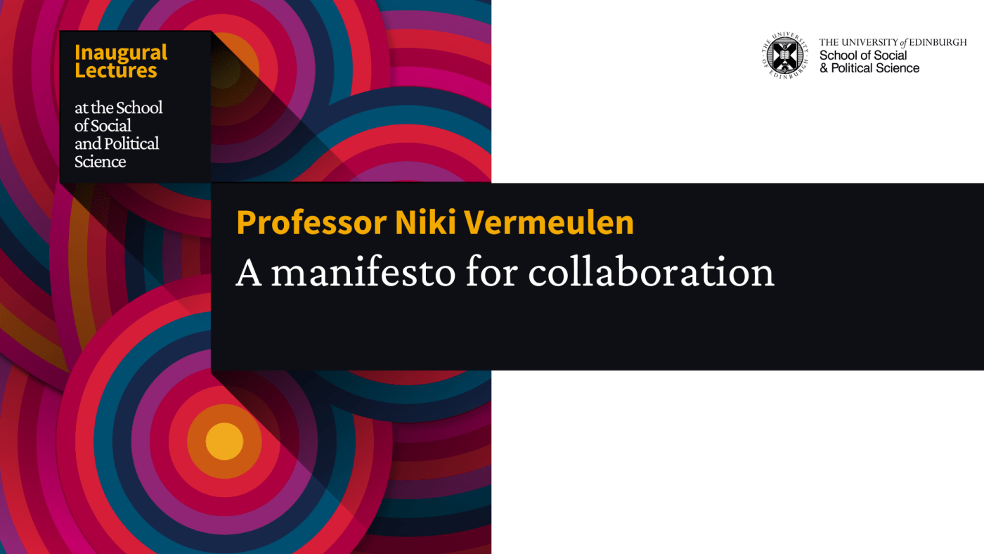 Decorative graphic with event title