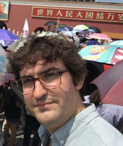Photo of Jérôme Doyon on on Tian'anmen square