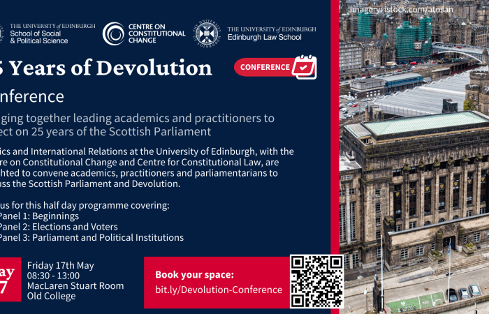 An Image of Saint Andrew's House, Edinburgh, along with information on the conference which is listed in the main article. 