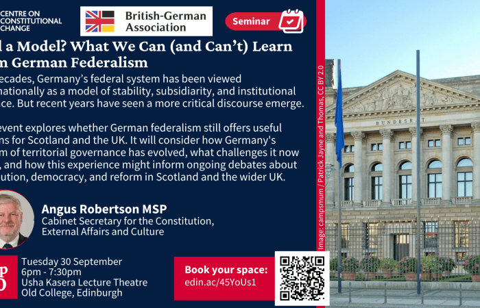 Still a Model? What We Can (and Can’t) Learn from German Federalism