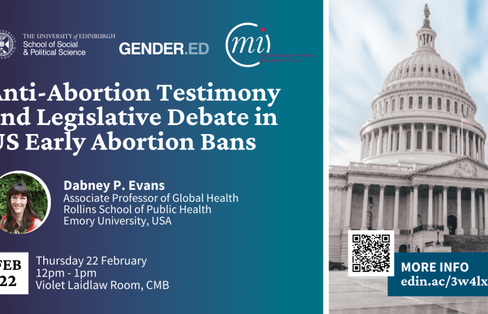 graphic with event information and image of speaker