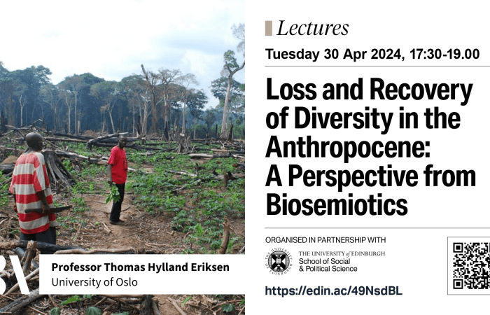 Graphic with the event information and a decorative image