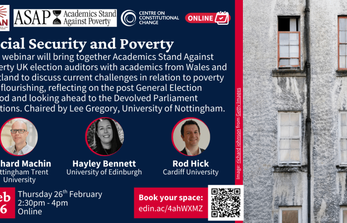 An image of windows in a housing block along with details of the event