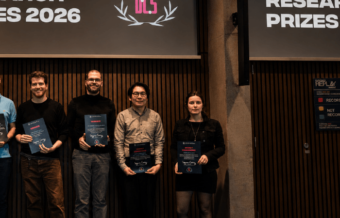 Dalia Avello-Vega and fellow CDCS Digital Research Prize winners