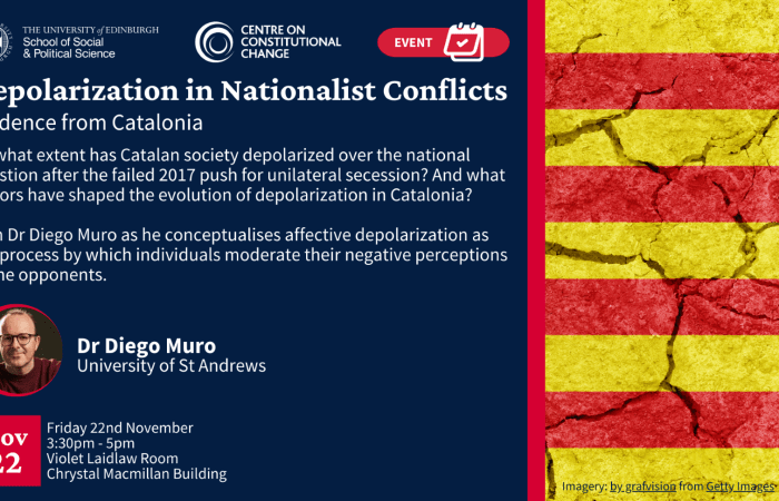 Depolarization in Nationalist Conflicts: Evidence from Catalonia