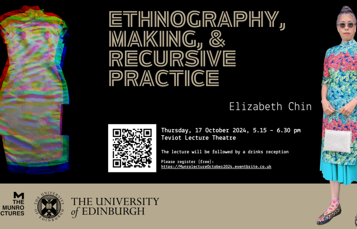 Poster for Elizabeth Chin's Munro Lecture