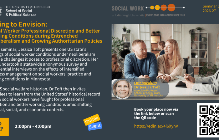 Jessica Toft Daring to Envision Social Work Seminar 29Sep2026