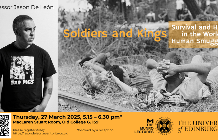 Poster - Jason De Leon Munro Lecturer