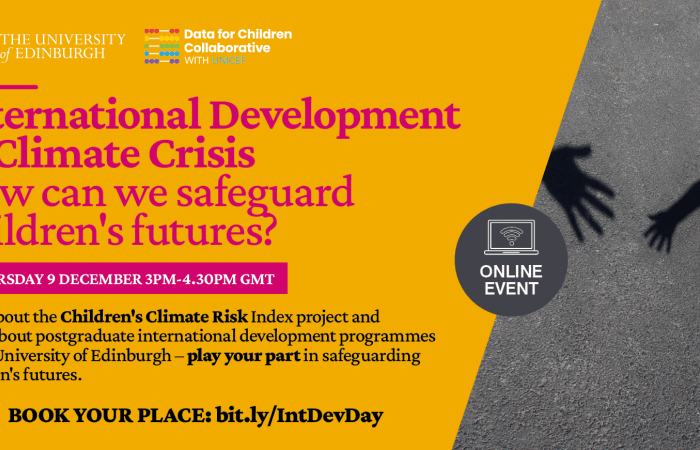 International Development and Climate Crisis poster