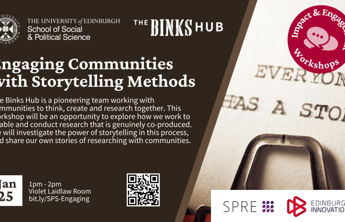 Engaging Communities with Storytelling Methods