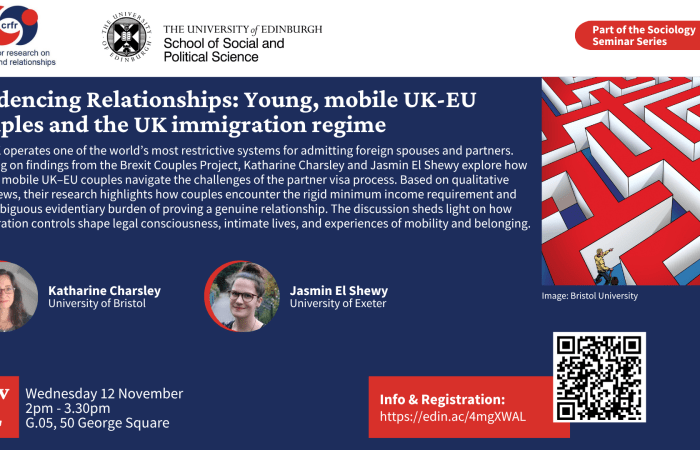 CRFR & Sociology Seminar Series: Evidencing Relationships