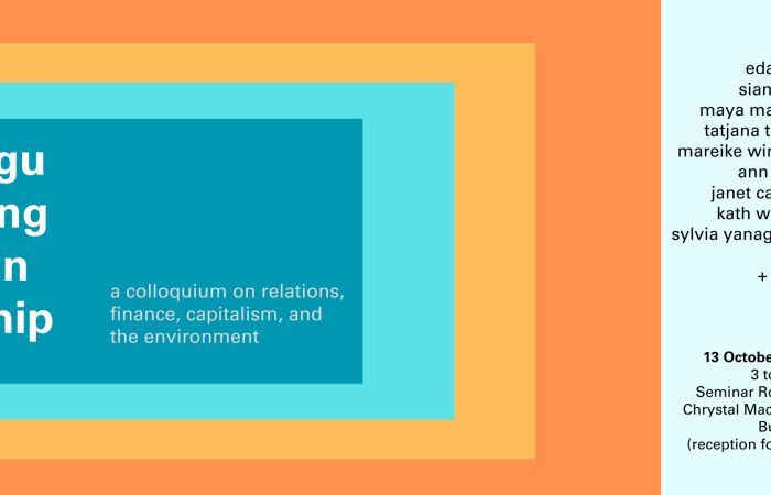 Poster of Figuring Kinship colloquium