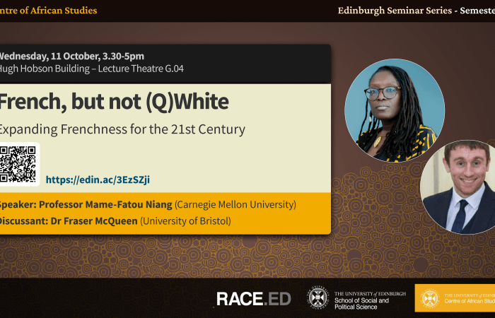 French but not (Q)White Poster