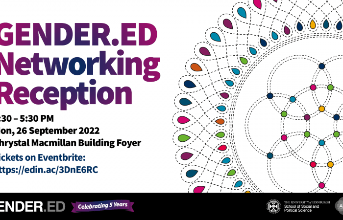 GenderEd Networking Reception - sign up!
