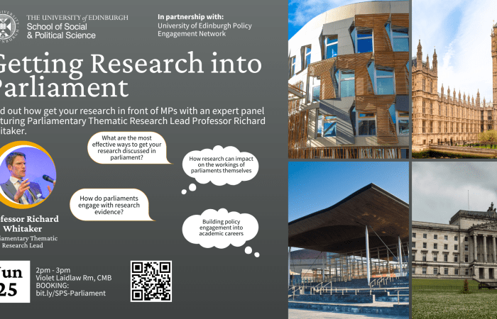 Getting Research into Parliament