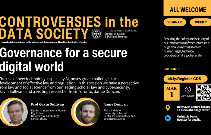 Governance for a secure digital world 