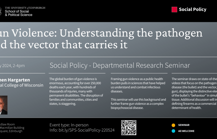 Gun Violence: Understanding the pathogen and the vector that carries it