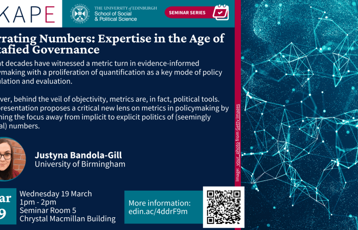 Narrating Numbers: Expertise in the Age of Datafied Governance