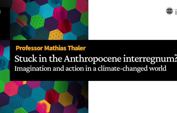 Decorative graphic with event title