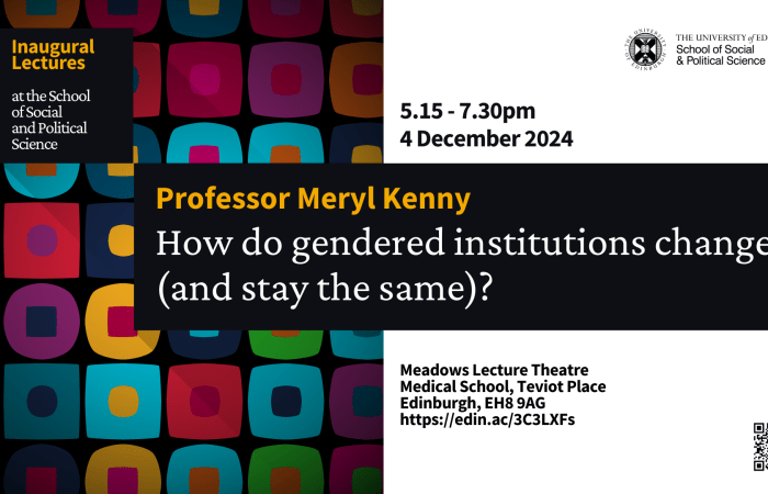 Poster with the event information