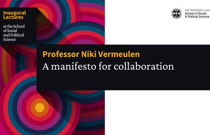 Decorative graphic with event title