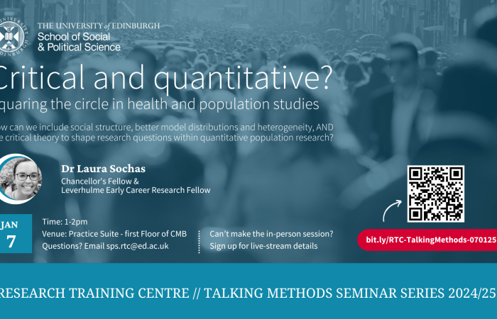 RTC Talking Methods Seminar series