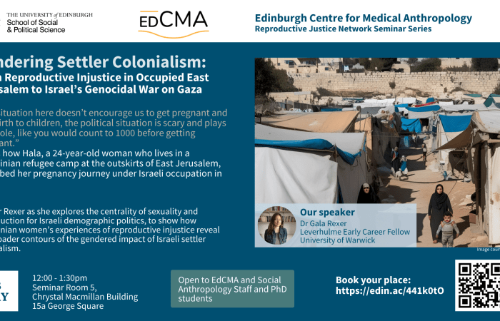 Gendering Settler Colonialism Gala Rexer 23 May 2025