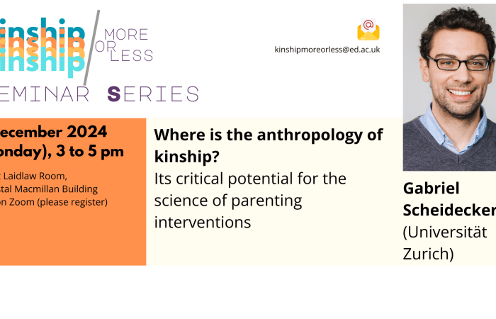 Poster - Scheidecker Seminar