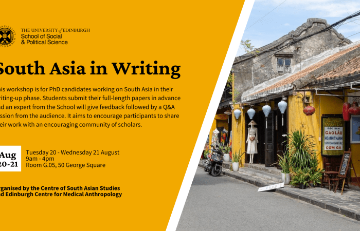 Graphic with event information