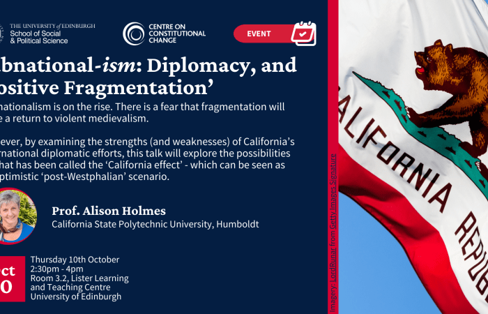 Subnational-ism: Diplomacy, and ‘Positive Fragmentation’