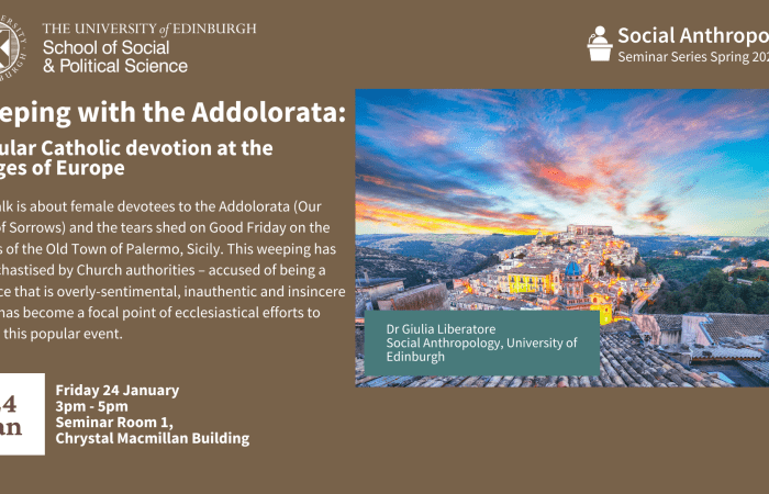 Event information and photo of speaker