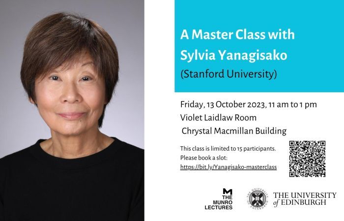 Yanagisako master class poster