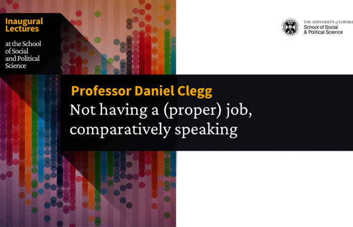 Banner image for Daniel Clegg's inaugural lecture