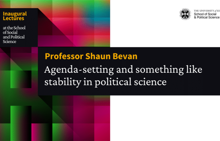 Banner image for Shaun Bevan's inaugural lecture